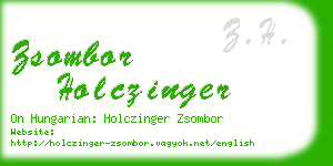zsombor holczinger business card